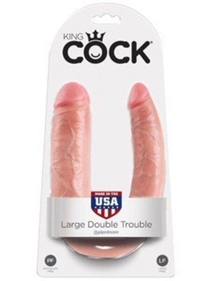 King Cock - L Double Trouble Flesh